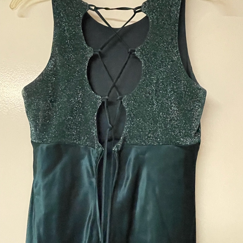 Formal Green Glitter Dress